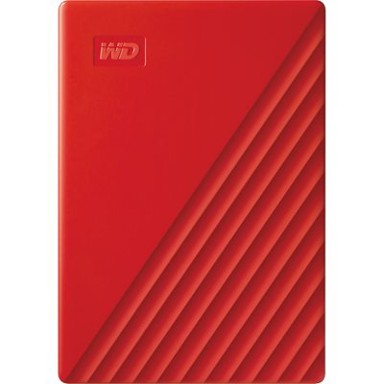 WESTERN DIGITAL Tvrdi disk vanjski 4TB My Passport WDBPKJ0040BRD, USB 3.2, 5400 okr/min, 2.5", crveni